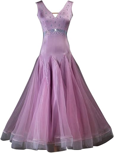 purple ballroom gowns