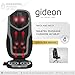 Gideon Shiatsu Massage Chair Cushion with Six Programs and Heat Deep Kneading Back Massager for Car, Home Office