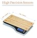 Beautiful Bamboo Digital Kitchen Food Scale with Tare Feature By Wasserstein