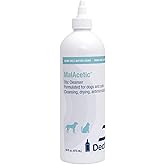 MalAcetic&reg; Otic Cleanser for Dogs and Cats, 16 Fl Oz | Cleansing, Drying; 2% Boric Acid; 2% Acetic Acid; Packaging May Vary