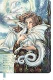 Jody Bergsma Release Your Dreams Blank Book Journal Diary Softback Fairy & White Baby Dragon Celtic