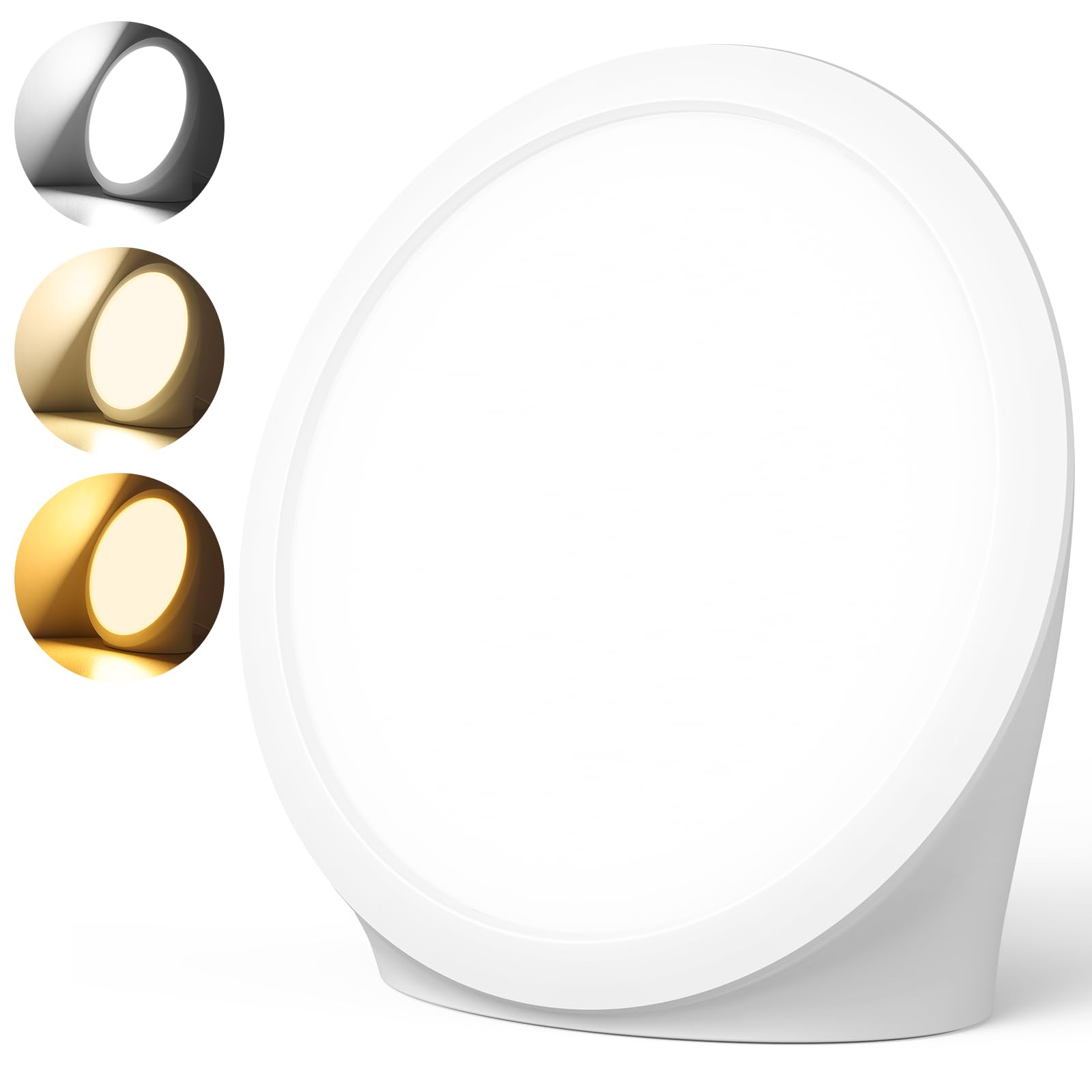 Joltix Sad Lamp, Sad Light, 10000Lux Light Therapy Lamp, Happy Sunlight Lamp, 3 Color Temperature & 6 Timer & 5 Brightness, Memory Function LED Daylight Lamp, Use for Home/Office/Decoration/Gift. โ image 1