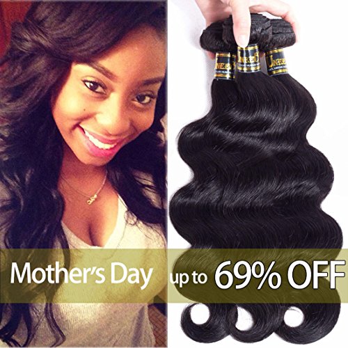 Uneed Hair Brazilian Virgin Human Hair Body Wave 4 bundles 8A Grade 100% Unprocessed Hair Extension Human Hair Weave Weft Natural Color 18 20 22 24 inches