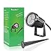 LemonBest 9W Low Voltage LED Landscape Spotlight,12V 350LM Warm White IP65 Waterproof LED Landscape Lights,Outdoor Wall Lights for Yard Garden Patio Driveway Pool with Spike Stand (2 Pack)