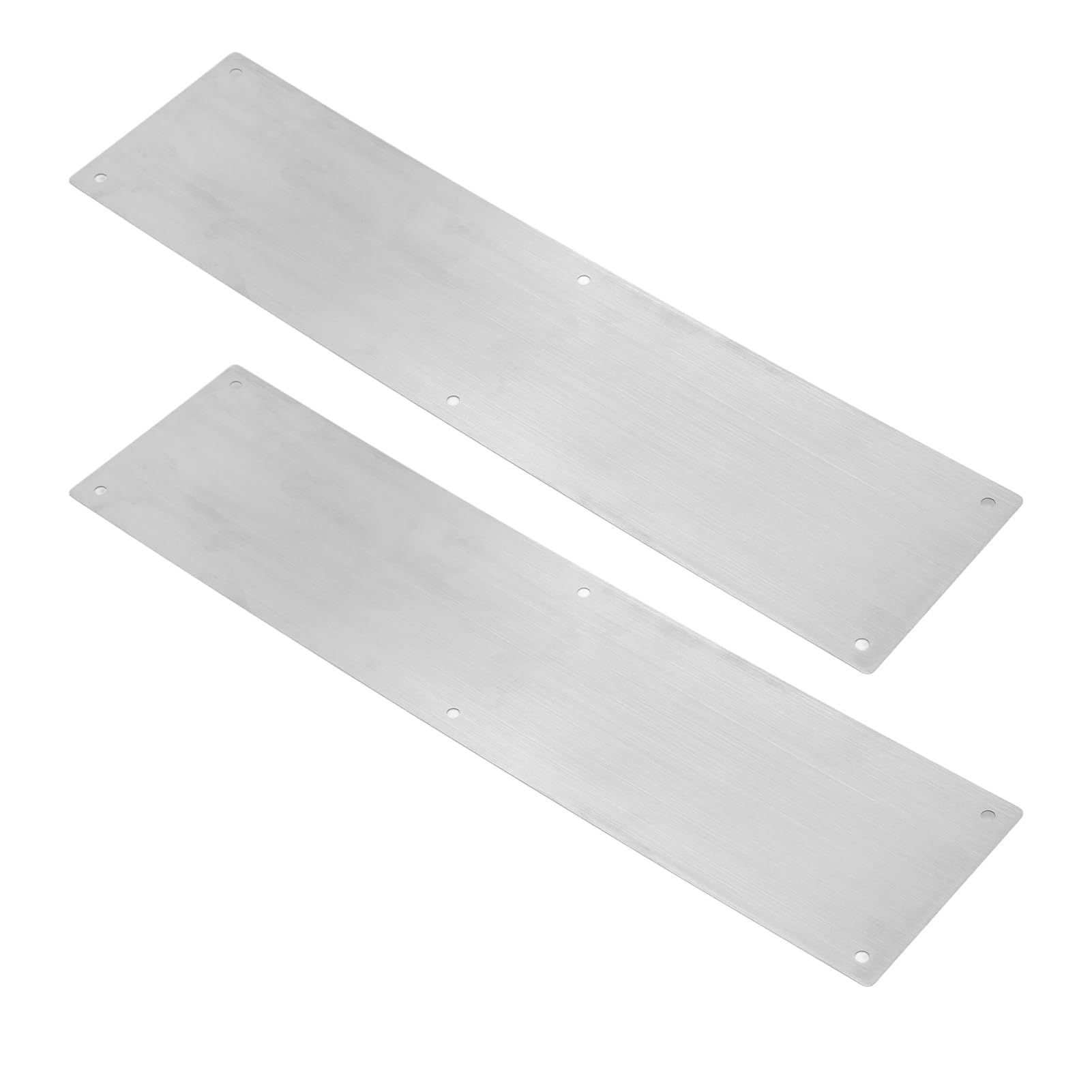 Door Plate, 2 Pieces 16 X 4 inch Stainless Steel Plates for Interior and Exterior Doors, Anti Scratch Door Protection Door plate Avoid The Door from ing