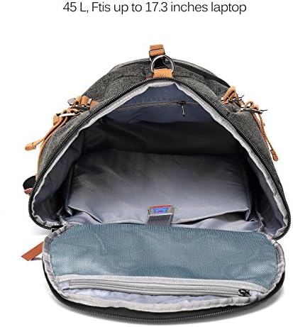 CoolBELL Sport Backpack Convertible Bag Shoulder Bag Briefcase 45L Travel Knapsack Light-Weight Water-Resistant Backpack Sport Duffel Fits 17.3 Inch Laptop for Men/Women (Black) 2 CoolBELL Sport Backpack Convertible Bag Shoulder Bag Briefcase 45L Travel Knapsack Light-Weight Water-Resistant Backpack Sport Duffel Fits 17.3 Inch Laptop for Men/Women (Black)