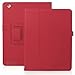 Screen Protector for iPad 2 / iPad 3 / iPad 4, GARUNK Tempered Glass Screen Protector [9H Hardness] [Crystal Clear] [Scratch Resist] [Bubble Free Install] for iPad 2 3 4 Gen 9.7-inch - Red