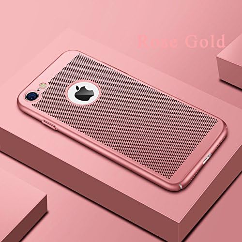 Todxie(TM) Ultra Slim Breathe Phone Case For iPhone 7 6 6s Hollow Heat Dissipation Cases Hard PC Back Cover For iPhone7 Plus Coque [Rose Gold For iPhone 7 Plus]
