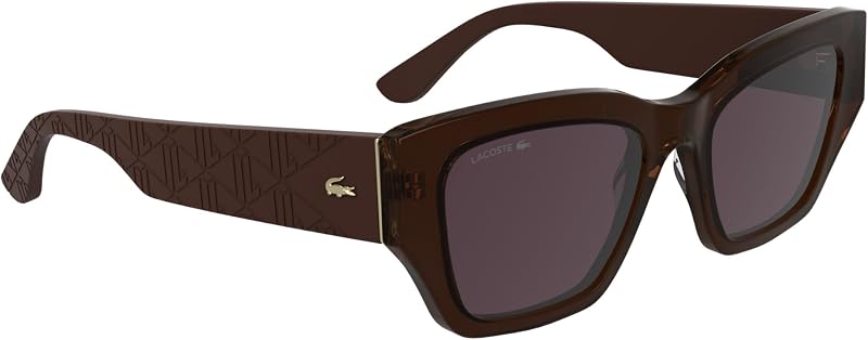 Óculos de sol femininos L6053S/N - Castanho escuro com lente