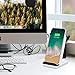 Bulusi Wireless Charging Stand,Aluminium 10W Qi Fast Wireless Charger Stand Dock Station Holder Pad for iPhone x/xs/xs max/xr/8/8+/Samsung s9/s8/s7/note9/8/LG G2/3/10,All Qi-Enabled (Silver, B01)