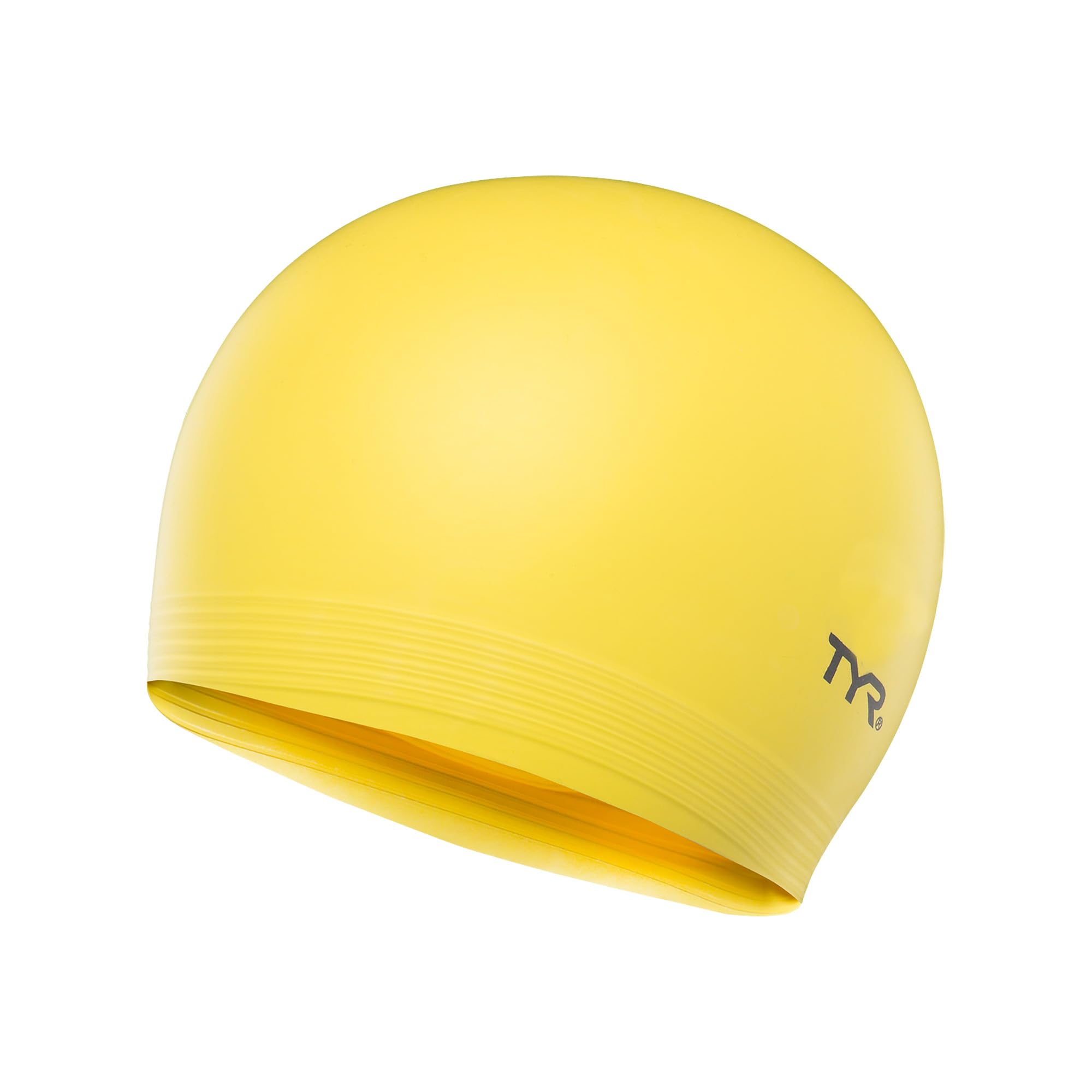 TYR Mens Black Swim-caps, Yellow