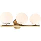 DESIGNERS FOUNTAIN Crown Heights 3-Lights Vanity Light Fixture, 25 Inch Wall Mount Sconce for Bathroom, Bedroom or Mirror, Br
