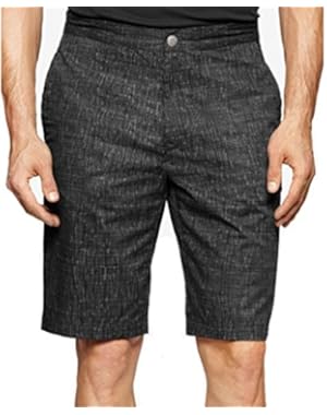 Calvin Klein Men's Water-Print Shorts Black 36W