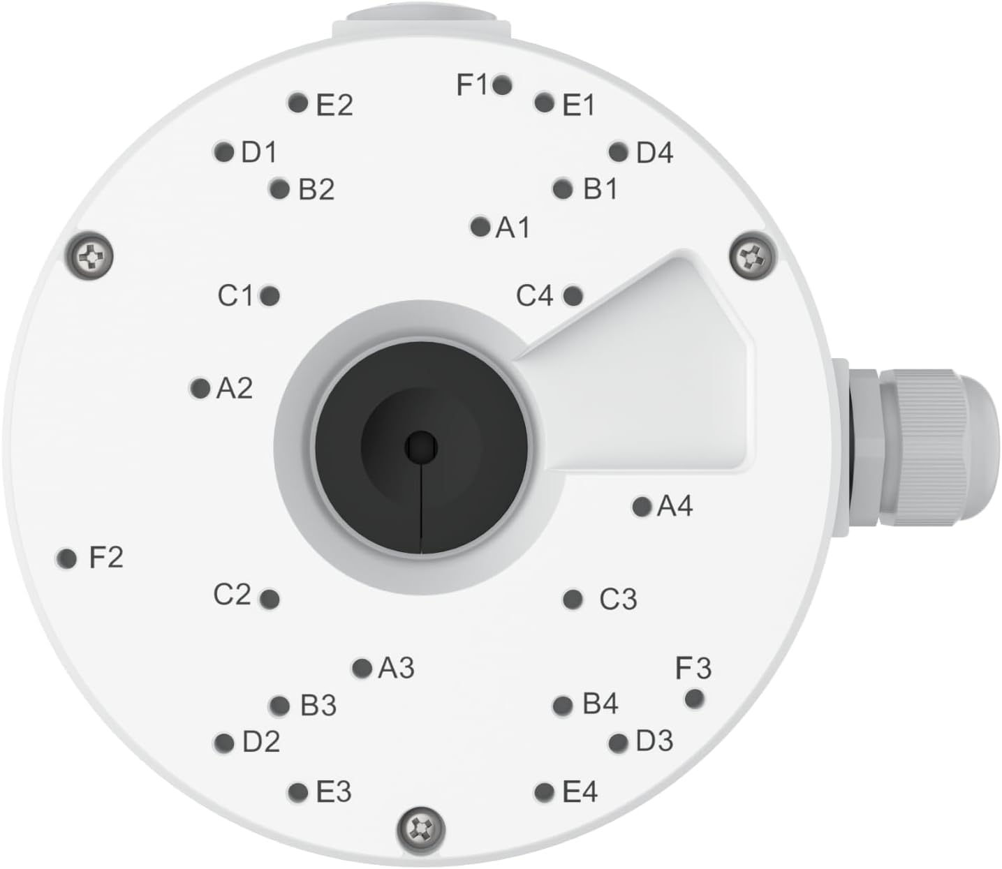 Reolink Junction Box D20, Only Compatible Dome IP Cameras, RLC-520A, RLC-820A, RLC-823A, RLC-1224A, RLC-833A, RLC-842A, RLC-523WA, RLC-542WA, E1 Outdoor Series