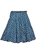 Indian Skirt Blue Printed Hippy Gypsy Women's Beach Wear Long Skirts
