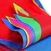 TOPODO 300PCS(375FT) Multicolor Pennant Flags， Multicolor Pennant Banner Nylon Fabric Decorations for Grand Opening, Party Celebrations and Shops