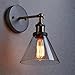 CLAXY Ecopower Industrial Edison Antique Glass 1-Light Wall Sconces Simplicity