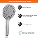 Shower Head Handheld- WarmSpray 3 Settings Handheld ShowerHead- Best Pressure Rainfall Shower Heads with Handheld Spray(Without Hose)