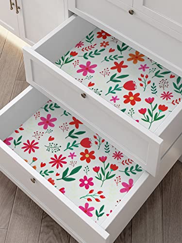 Ismoon Floral Peel and Stick Wallpaper Leaf Contact Paper 15.7\