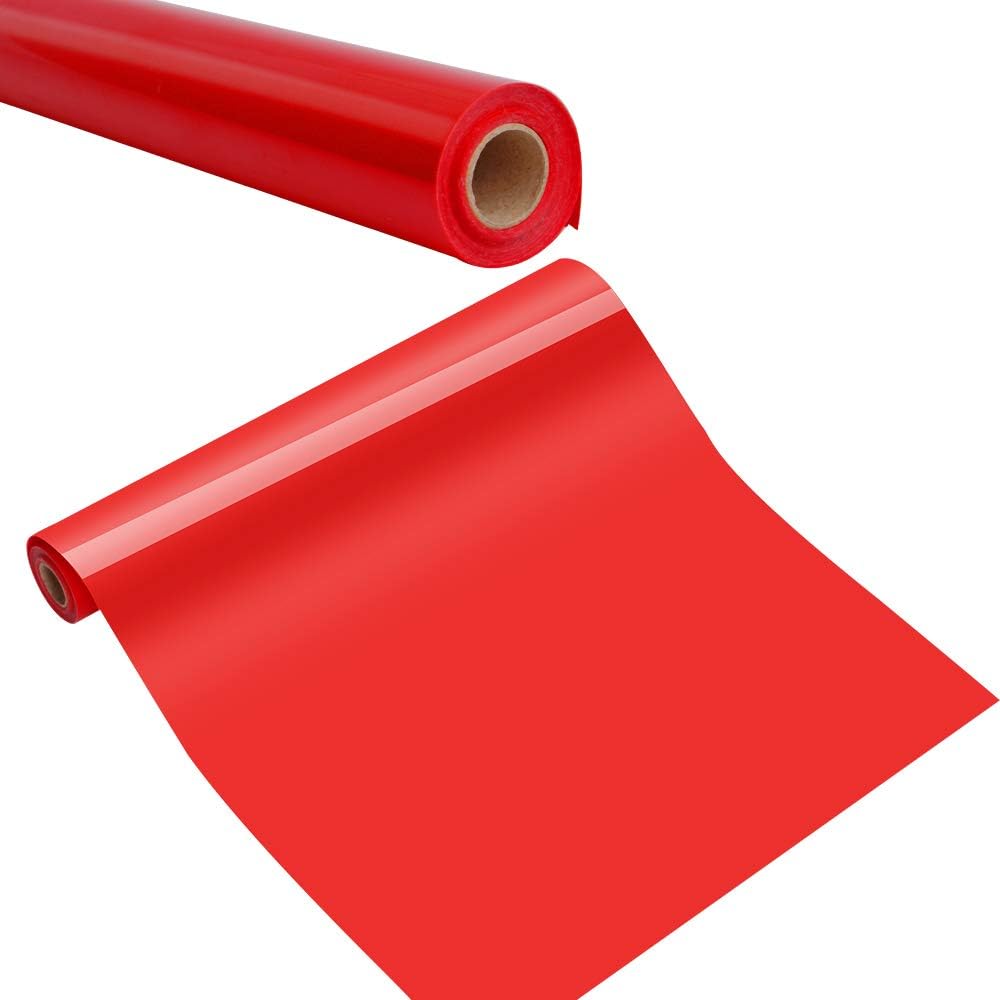 Outee 1 Roll Heat Transfer Vinyl 12 Inch by 10 Ft Iron on Vinyl HTV for T-Shirts, Clothing, Hats, Jeans Compatiable with Cricut Camero Heat Press Machines Sublimation, White: Arts, Crafts & Sewing