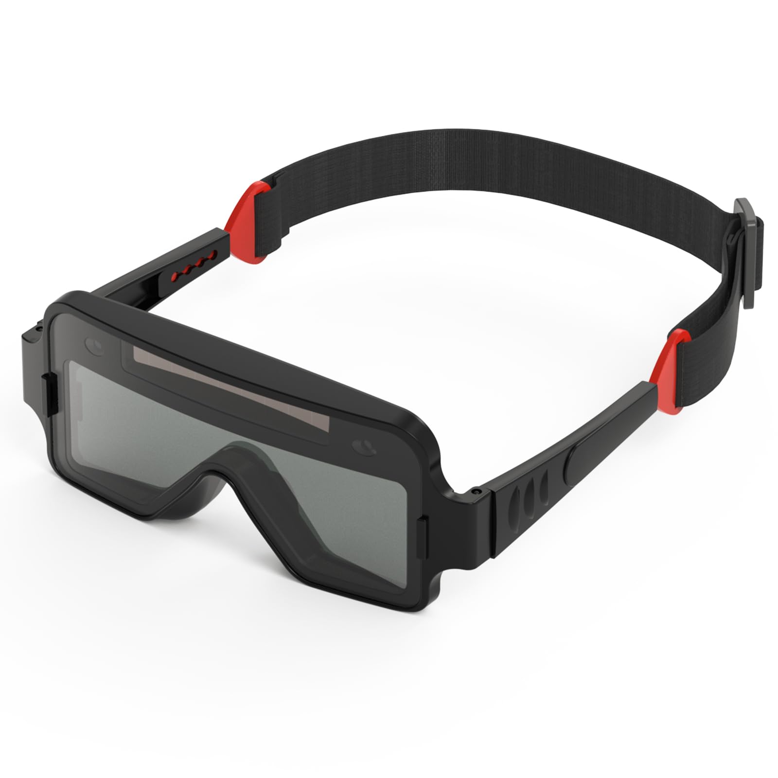 YESWELDER True Color Solar Powered Auto Darkening Welding Goggles, 2 Sensors Welder Glasses for TIG MIG MMA Plasma — image 1