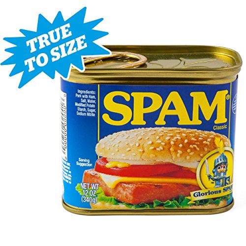 image for BigMouth Inc SPAM Can Safe - Great Hiding Place for Storing Valuables,