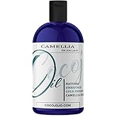 Dr Joe Lab Japanese Camellia Seed Oil - Pure, Cold Pressed, Non-GMO Carrier - 8 oz - for Skin, Hair, Nails, Body, Facial Hair - Hydrating Moisturizing Vegan Nourishing - Packaging May Vary