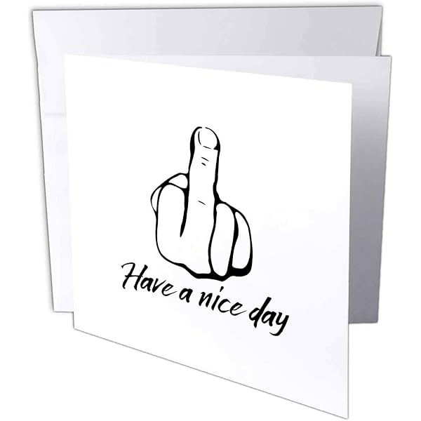 the melted middle finger Greeting Card, Middle Finger Candle