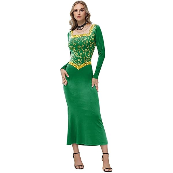 chinese fairy dress Shrek 2 Fairy Godmother Blue Dress Set Outfits Cosplay Costume – Coshduk