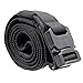 Motusamare 1000D Nylon Webbing Military Style Tactical Heavy Duty Belt, Black, Medium