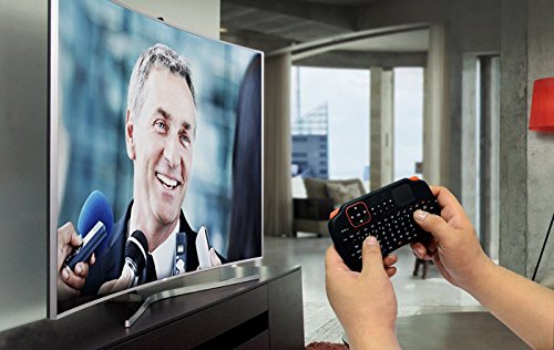 C-Zone 2.4GHz Mini H7 Wireless Entertainment Keyboard with Touchpad for PC, Pad, Andriod TV Box, Google TV Box, Xbox360, PS3 (Black)