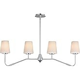 Maxim Lighting 12697WTPC Durham - 4 Light Linear Pendant-12.25 Inch Tall and 4.75 Inch Wide, Finish Color: Polished Chrome