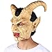 FITMAKER Halloween Novelty Horror Mask, Costume Party Cosplay Lucifer Head Mask for Halloween