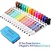 Shuttle Art Dry Erase Markers with Eraser, 15 Colors White Board Markers and Eraser, Low-Odor, Chisel Tip Usable on Whiteboard Surface for School Office Home