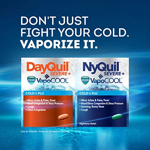 DayQuil and NyQuil SEVERE with Vicks VapoCOOL Cough, Cold & Flu Relief