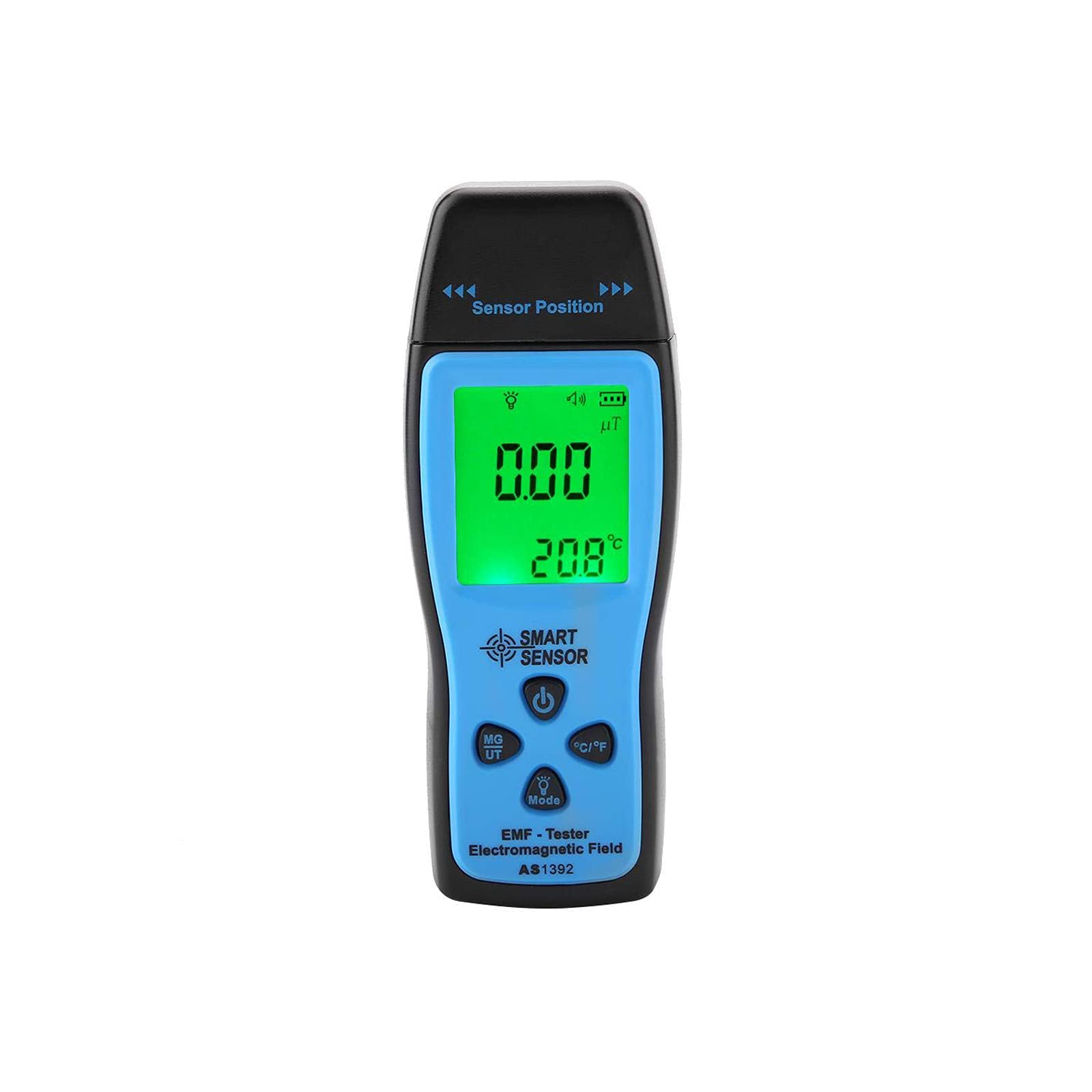 AS1392 EMF Tester Smart Sensor Meter Digital LCD Display Electromagnetic Radiometer