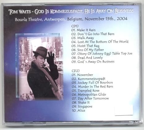 Tom Waits God Is Kommezuspadt He Is Away On Business Amazon