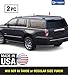 Made in USA! Compatible with 2015-2020 Chevy Suburban | GMC Yukon XL Roof Rack Body Molding Trim Cover 2PC