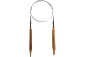 Weabetfu Bamboo Circular Knitting Needle,60-inch Length for Handmade Creative DIY and Any Weave Yarn Projects,US Size 13(9mm)