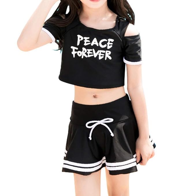 Amazon Giminuoキッズ 水着 女の子 セパレート 上下セット ガールズ