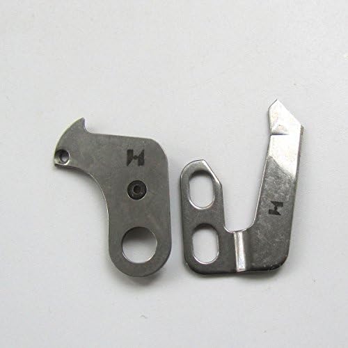 CKPSMS Brand -1SET Moving & Fixed Blade #D2406-555-D0H+110-40052 Compatible with/Replacement for JUKI Brand Thread UNDERTRIMMER DDL-5550 DDL-8500-7 DDL-8700-7