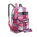 MGgear 16.5 Inch Plaid Children Backpack / Student School Bookbag w/ Pencil Case