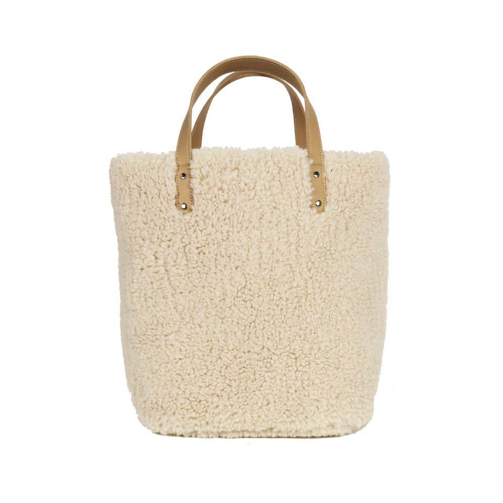 e.e.p IVORY Boa Tote Bag
