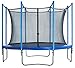 Machrus Upper Bounce Trampoline Safety Enclosure Set for 8 FT 10FT 12FT 13FT 14FT 15FT 16FT Frames - Includes Net, Poles & Hardware - Installs Inside Frame