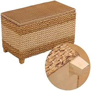 FZWAI cajas almacenaje Almacenamiento de las heces de mimbre de la