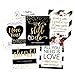 Hadley Designs 5 Wedding Anniversary Wine Label Stickers for 20th 25th 30th 40th 50th Gift Ideas, Best Funny Cute Romantic Marriage Couple Presents, Men or Women Accessories Supplies and Decorations