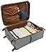 LONDON FOG Kensington Softside Expandable Spinner Luggage, Blue Tan Plaid, Carry-On 21-Inch
