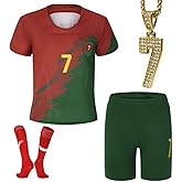 FANLINPT Boy's Soccer Jerseys for Kids Outdoors Football Team Training Uniform Kit Boys Girls Youth Child Sport Fan Jersey