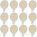 Jenyolon G4 LED Light Bulb 12V AC/DC 3W, 400 Lumens, Non Dimmable, Side-Pin LED G4 24 SMD, Equivalent to 30W Halogen Bulb, Warm White 3000K, 120° Beam Angle, LED Replacement (12 Pack) ...