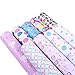David accessories Printed Faux Leather Sheets Fabric Egg Rabbit Printed Synthetic Leather Canvas Back 9 Pcs 7.7